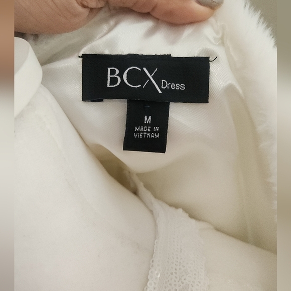 Bachelorette Bundle NWT Sequined Dress And Faux Fur Stole - Picture 9 of 11